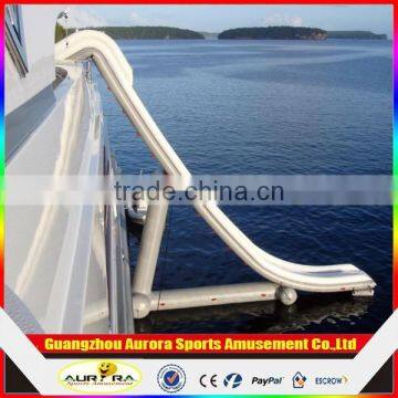 Most funny commercial airtight inflatable yacht water slides with factory lower price