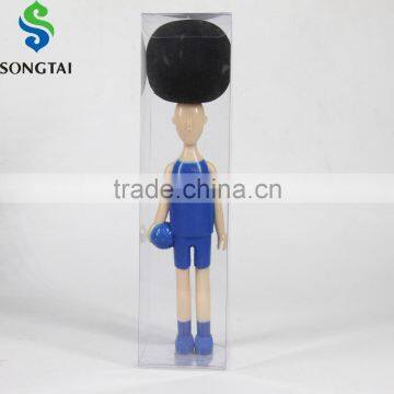 basketball boy shape sponge foam brush for glass cleaning