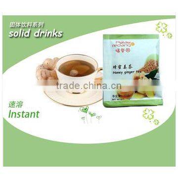 Instant honey Ginger Drink 6gx20bags/box 7gx20bags/box 13g*10bags 18gx20bags/box Honey Ginger tea OEM
