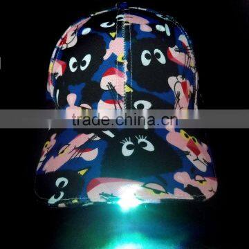 2016 Hot Selling LED Baseball Cap With LED Light on the Visor photo-2
