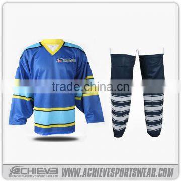 sublimation special ice hockey uniform sewing pattern