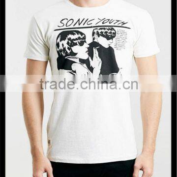 100% Cotton Custom Silk Screen Printed Mens Tshirt