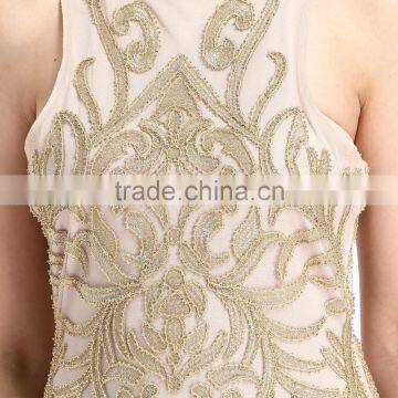 Domin Fashion Designer One Piece Beading and Sequin Party Dress photo-2