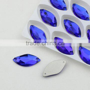 flat back crystal sew on stone glass loose pendant for garment