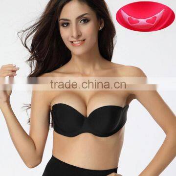 one piece strapless invisible factory price bra