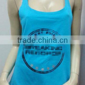 Chinese Factory 100% Cotton women fitwear singlets