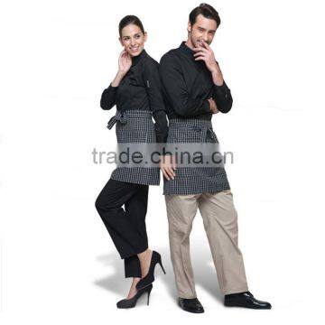 2016 Wholesale Custom Work Uniforms Chef Uniform Men / Women Hotel Waiter Uniforms S-2XL photo-2