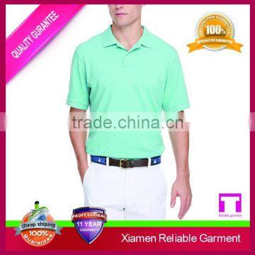 Knit Collars White Men Polo Shirt Supplier in China photo-3