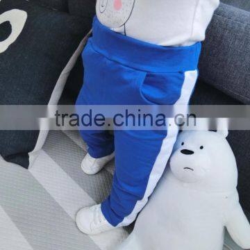 0-6 Years Wholesale 2017 Autumn Cotton Patchwork Baby Boys Girls Pants (pick Size Color) photo-4