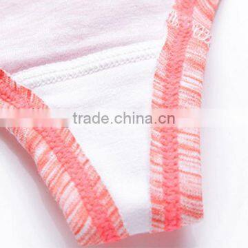 2017 China Manufacturer Personalized Your Own Brand Logo Design 95% Cotton 5% Spandex Private Label Women Hot Sexy T-Back Thongs photo-5