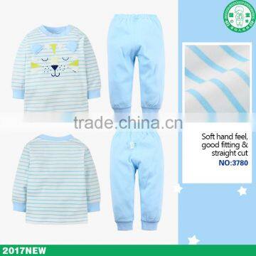 Eco Firendly Unisex Kids Clothing Set High Quality Low Price Baby Pajamas photo-2