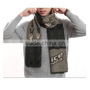 1 pc Hot Sale Factory Price Length 180 cm and Width 30 cm Warm Winter Men Kintted Scarves photo-5