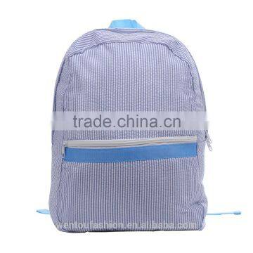 Monogrammed Toddle Seersucker Backpack photo-2