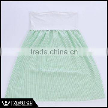 Novelty Fashion Monogrammed Seersucker Swimsuit Cover Up photo-4