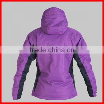 2017 Best Cheap Fashionable Women Ski Jacket With Hoodie photo-3