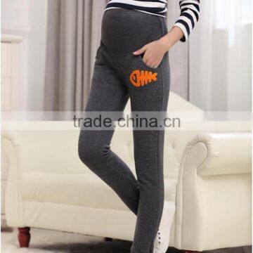 Pregnant Women Pants, High-waisted Pants, Cotton Thick Warm Leggings photo-2