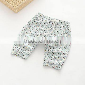 Summer Full Flower Printing Girls Cotton Casual Shorts Kids photo-3