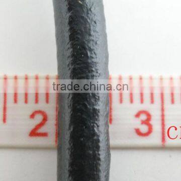 High Quality Black Round Real Leather Jewelry Cord 5mm photo-2