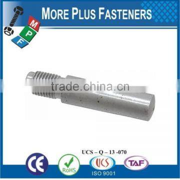 Made in Taiwan Metric Taper Pin Threaded End Steel Taper Pin Externally Threaded Stainless Steel Threaded Taper Pin