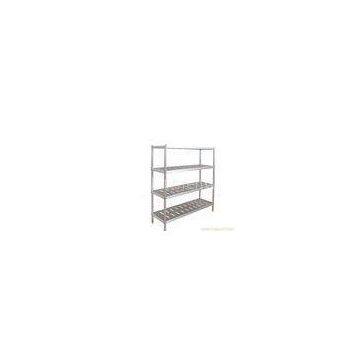 4 Tire Restaurant Storage Stainless Steel Kitchen Shelving With CE