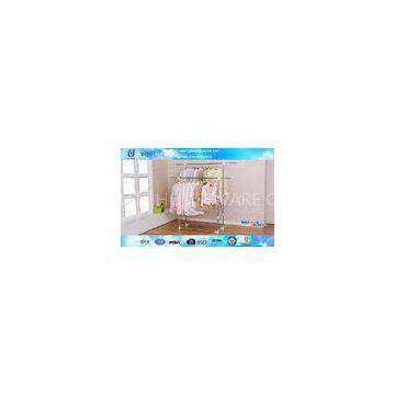 Space-saving Commercial Indoor Laundry Drying Rack / Small Steel Metal Clothes Hanger