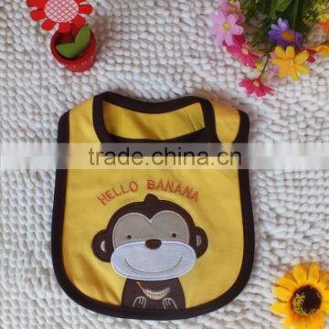 lovely monkey baby bib