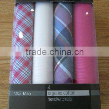 M&S men pure cotton handkerchief manufacturers