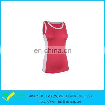 2015 OEM Design Female Slim Fit Sexy Sleeveless Tank Tops For Sports