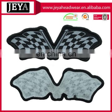 Personalized wing shape new style young boy patches embroidery craft