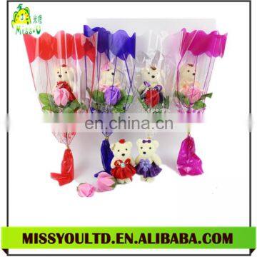 Gifts Stuffed Plush Teddy Bear Bouquet Fashion Cute Colorful Soft Toys