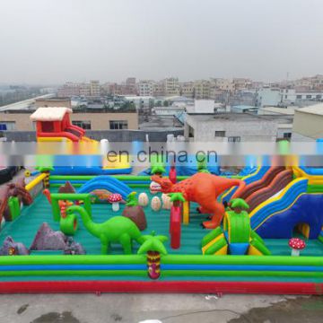 Dinosaur theme import from china inflatable amusement park games for sale