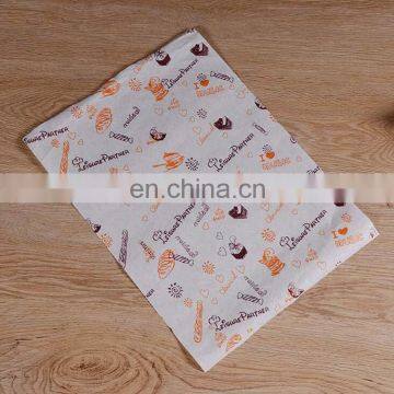 Custom Printing Grease Proof Paper Food Grade Waterproof Wax Paper for Braed/toast/baguette/cake Packaging photo-2