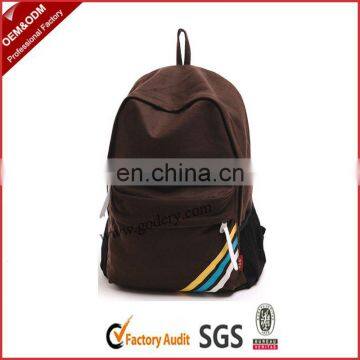 Promotional plain bags kids embroidered backpack