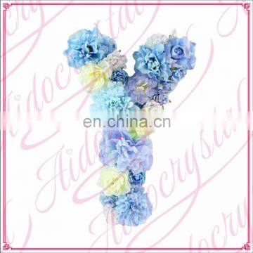 Aidocrystal Floral Monogram Shabby Chic Decor Large Birthday Flower Letter