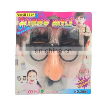 MAL-1001 Party Halloween funny nose eyebrows mustache with glasses