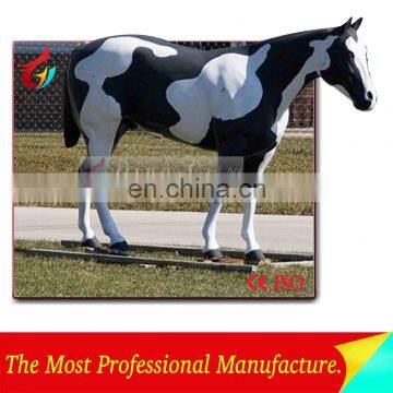 High quality life size fiberglass horse