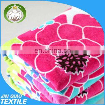 100%cotton Solid Color turkish terry fabric custom made towel