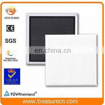 China alibaba simple white blank square tourism gift paper fridge magnet