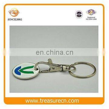 Promotional Persoinlize Keychain Cheap Sticker Shopping Cart Coin Keychain photo-2