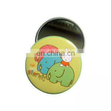 promotional cheap pocket mirror souvenir