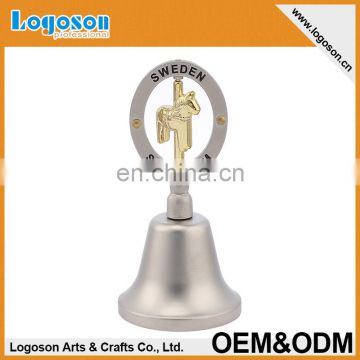 Best quality custom own design tourist gift country antique brass dinner souvenir bell