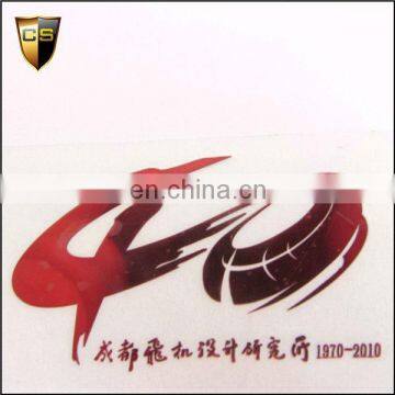 China Red [the electroformed metal tag]