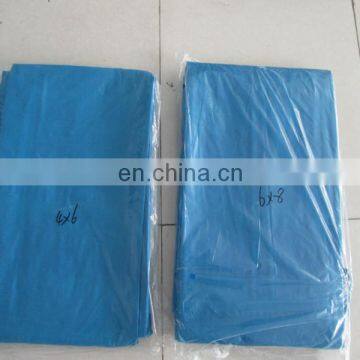 120gram blue hdpe tarp with rope eyelet sheet tarpaulin