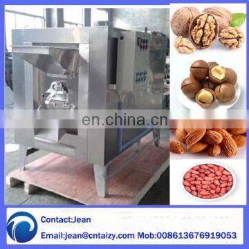 Industrial Electric Peanut Roaster Gas Heating Nut Groundnut Roasting Machine 200kg/h photo-3