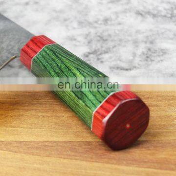 Hammered Octagon Handle Damascus Chef Knife Kitchen Knife photo-5