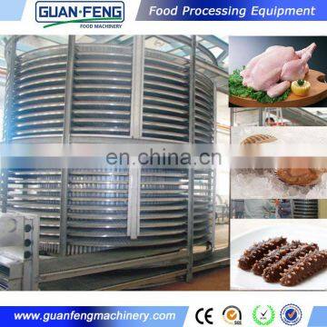 IQF Frozen Mango Spiral Conveyor Freezing Machine Spiral Blast Freezer photo-4