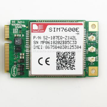 SIM7600E Multi-Band LTE-FDD/LTE-TDD/HSPA+/UMTS/EDGE/GPRS/GSM Module LTE CAT4 Mini PCIE SIM7600E-H