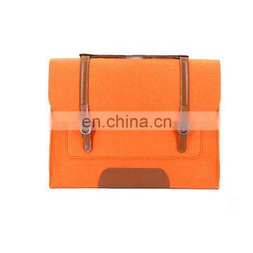 custom logo and color business felt laptop case