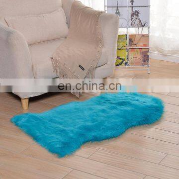 Custom Size Sheepskin Area Rugs Shaggy Fur Rugs Living photo-2
