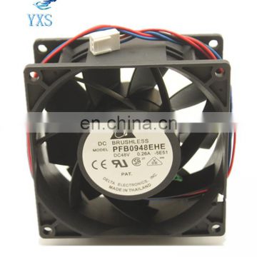 PFB0948EHE-5E51 9CM 90*90*38MM 9038 48V 0.26A 12.48W Double Ball Drive Chassis Fans